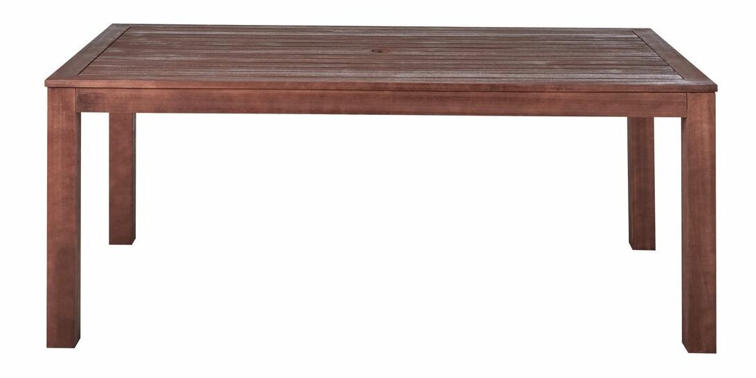 Zahradní stůl 180x100cm Tara (tmavé dřevo)