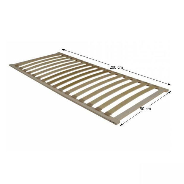 Lamelový rošt 200x90 cm Flexy 3zónový