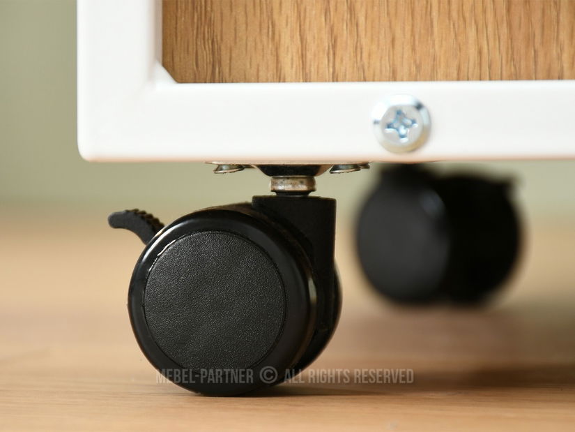 Skříňka Adlo (dub + bílá)