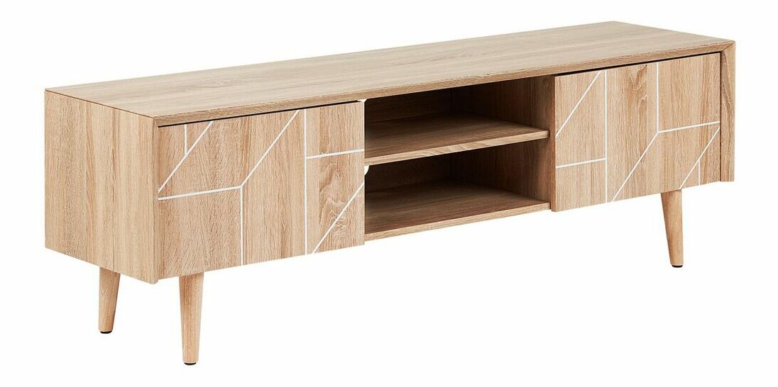 TV stolek Fred (světlé dřevo)