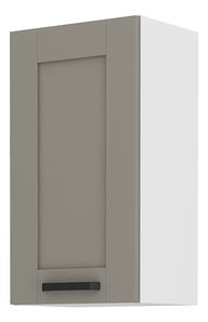 Horní kuchyňská skříňka Lucid 40 G 72 1F (claygrey + bílá)