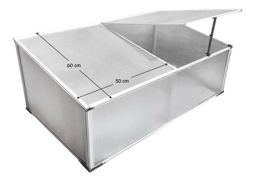 Zahradní skleník Lerida (transparentní)