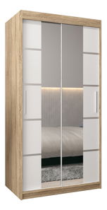 Šatní skříň 120 cm Verika 4 120 (dub sonoma + bílá)