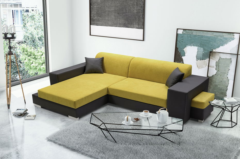 Rohová sedacií souprava Marcelino (L) (Aston 12 + Santiago 96)