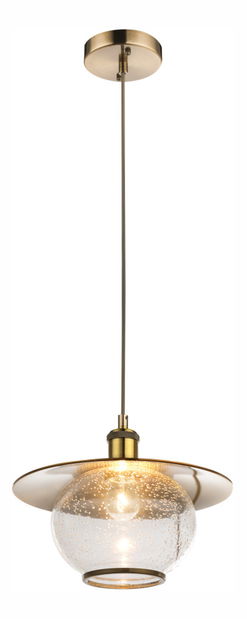 Závěsné svítidlo Nevis 69030H (klasické) (bronzová + průhledná)