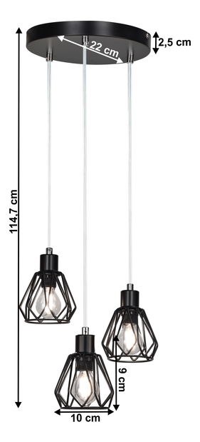 Visací lampa Oakley Typ 1 (černá)