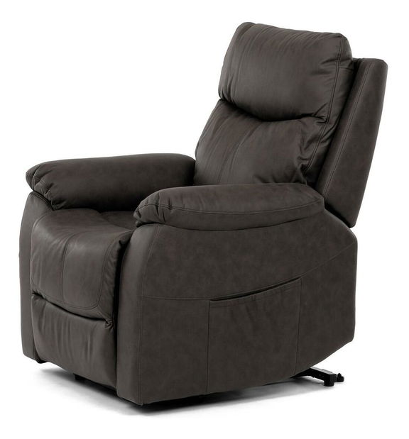 Polohovací křeslo Turbia (hnědá)