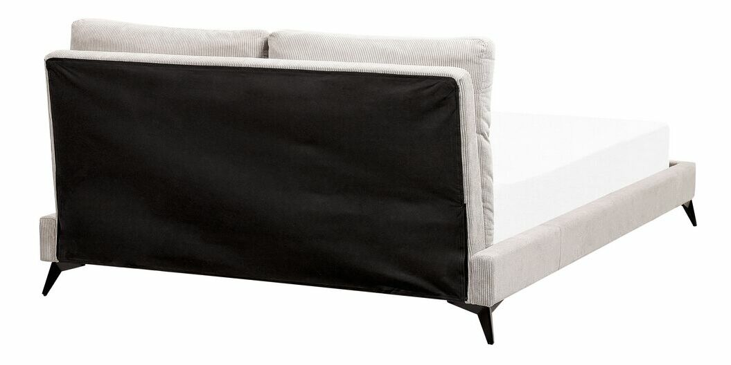 Manželská postel 160 cm Mellody (světlobéžová) (s roštem)