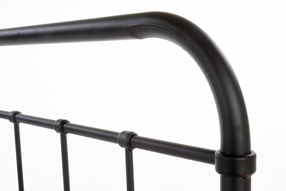 Jednolůžková postel 90 cm Lashell 90 (bez matrace) (černá) *výprodej