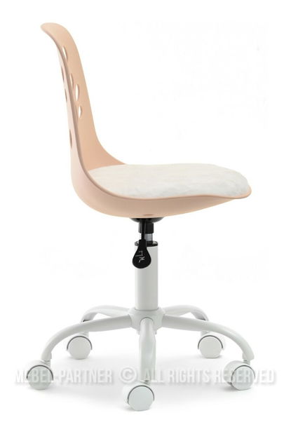 Dětská židle Footy (růžová + bílá)