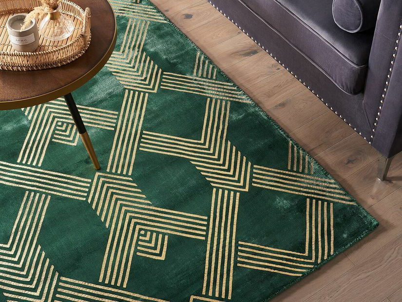 Koberec 160x230 cm VESKE (látka) (zelená) *výprodej