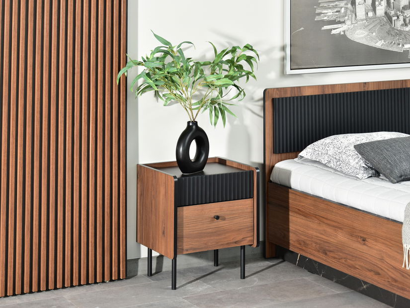 Noční stolek Protegidas P12 (černá)