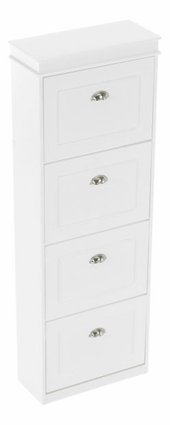 Botník 4-řadový Slebera typ 3 (bílá) *bazar