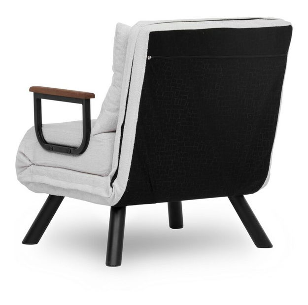 Rozkládací křeslo Sandy (krémová)