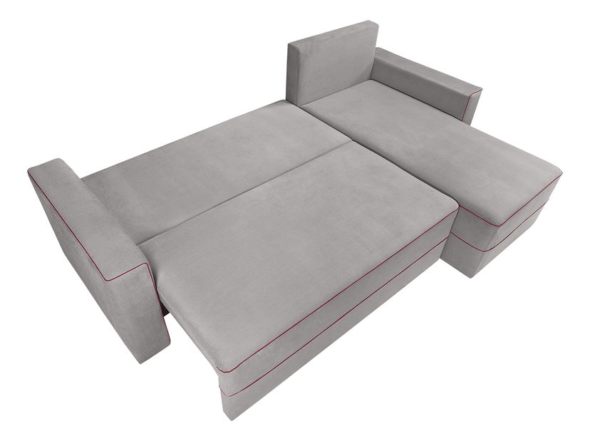Rohová sedací souprava BRW Berg Lux 3DL.URC (šedá) (P)