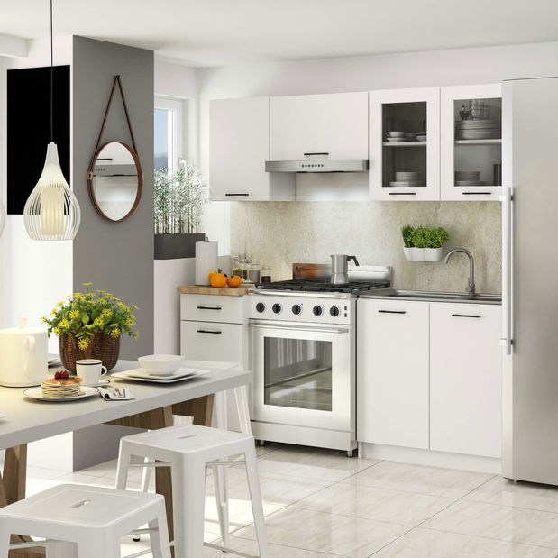 Kuchyňská sestava 180 cm Ozara B (bílá)