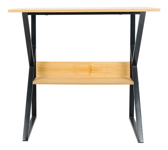 Psací stolek Torcor 80 (buk + černá)