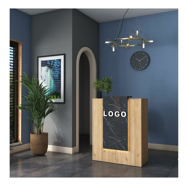 Recepční stůl Kunuta 2 (ořech) *výprodej