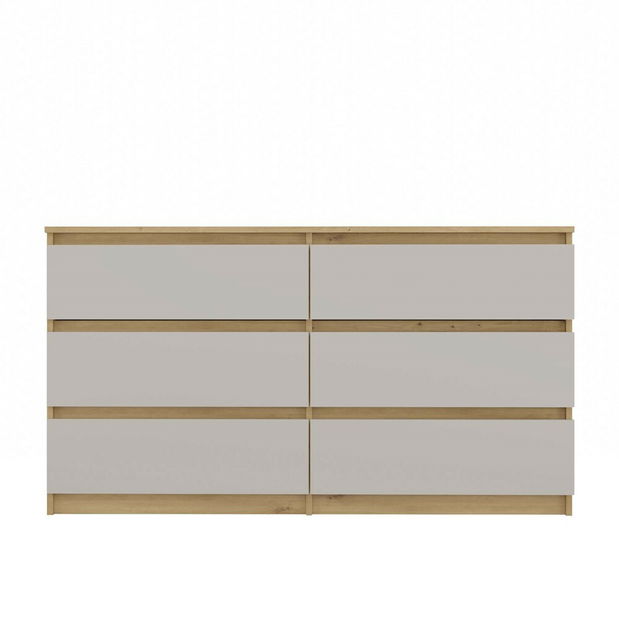 Komoda Musecalo 6 140 (dub artisan + kašmír)