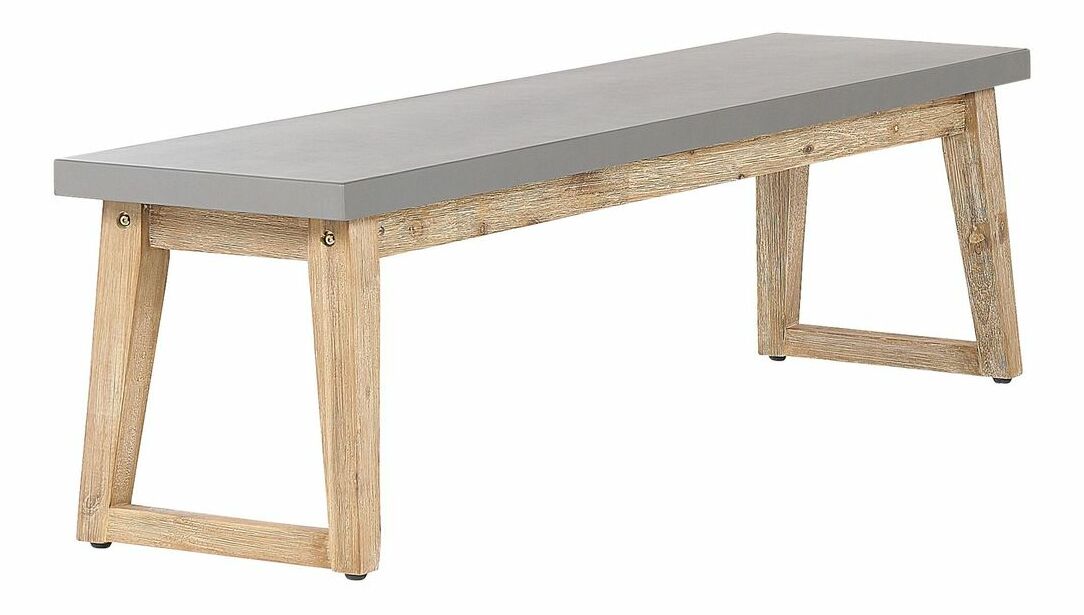 Zahradní lavička 160 cm Olimpie (šedá)