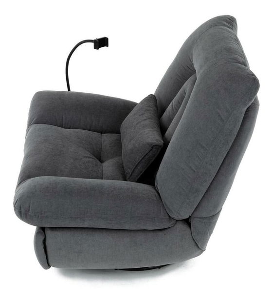 Polohovací křeslo Teniente (šedá)