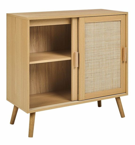 Skříňka Hawkins (světlé dřevo)