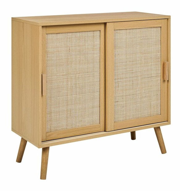 Skříňka Hawkins (světlé dřevo)