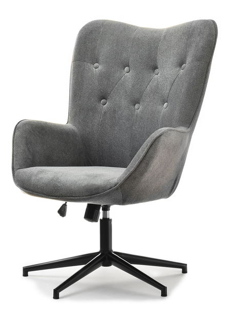 Křeslo Truni (šedá + černá)