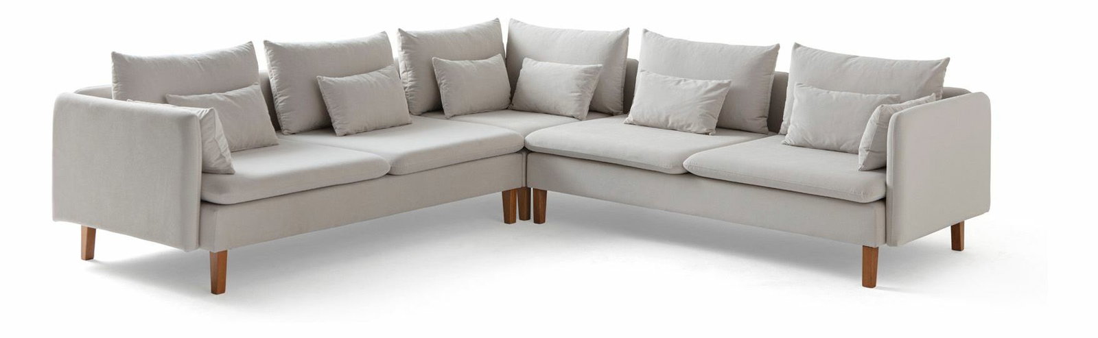 Rohová sedačka Flexxia (krémová) (L)