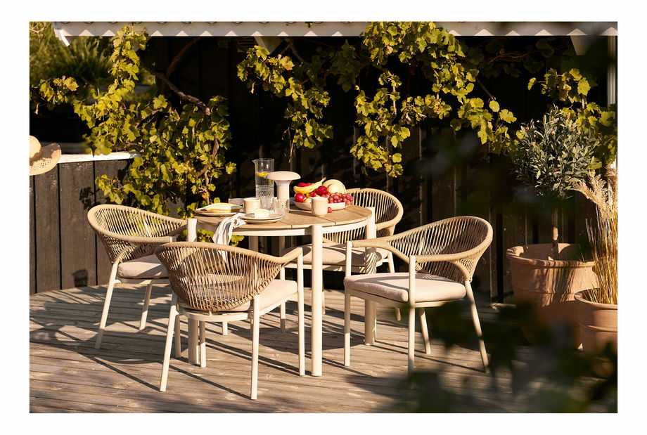 Set 3 ks květináčů Kreslina (hnědá)