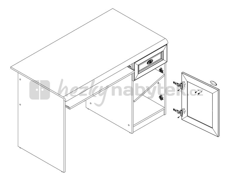 PC stolek BRW SEVILLA SEVILLA biurko 