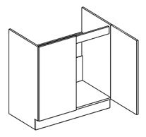 Spodní kuchyňská skříňka Nora D80 pod dřez *výprodej