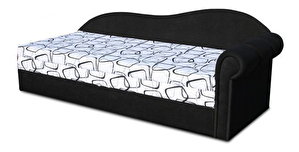 Jednolůžková postel (válenda) 70 cm Lane II (Černá 39 + Dodo 1026) (P)