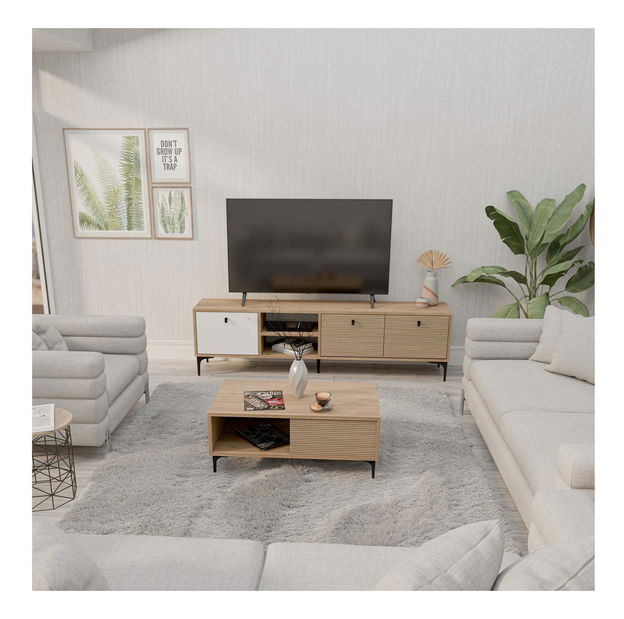 Sestava nábytku do obývacího pokoje Settle 1 (dub)