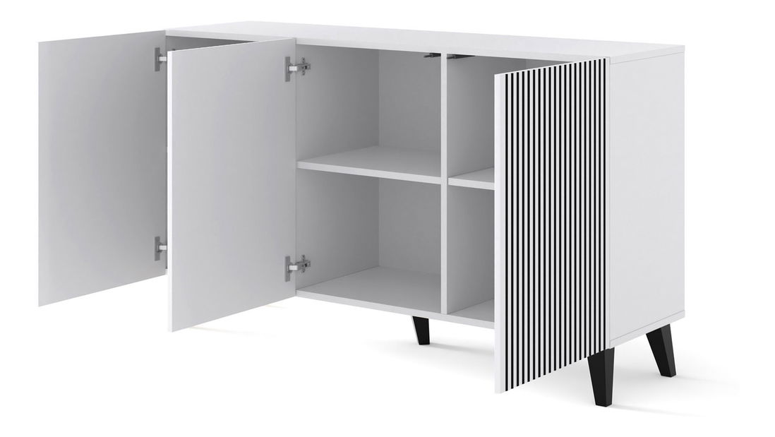 Komoda Rawy 3D3S (bílá)