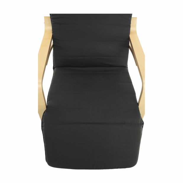 Houpací křeslo Runde (šedá + bříza) *výprodej