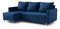 Rohová sedací souprava Filippo (L) (tmavě modrá)