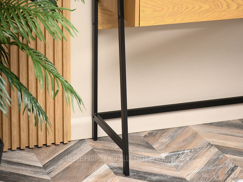 PC stolek Omega (dub + černá)