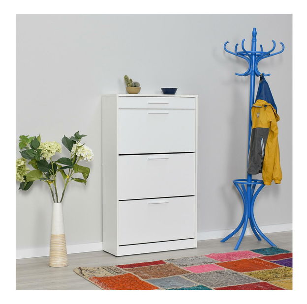 Botník (skříňka na boty) Tosina 7 (diamantová bílá)