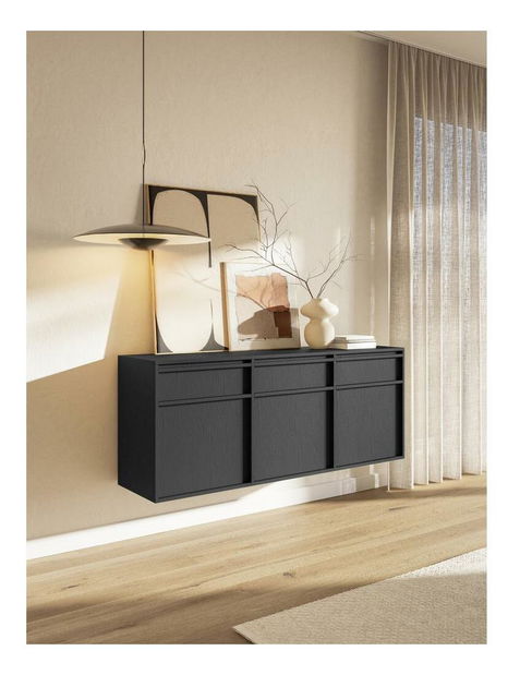 Komoda Evane E5 (černá)