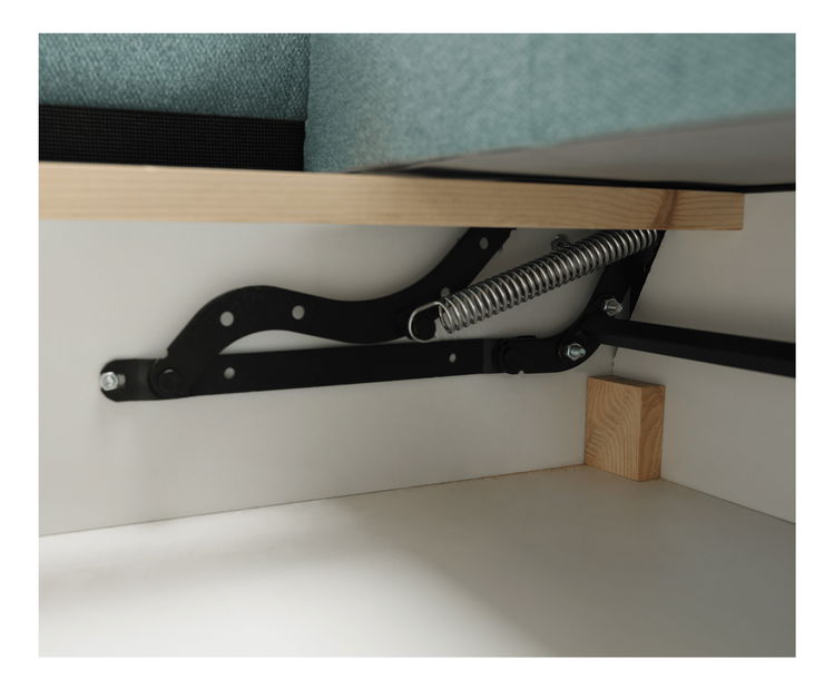 Rohová sedačka Davan (mentolová) (P)