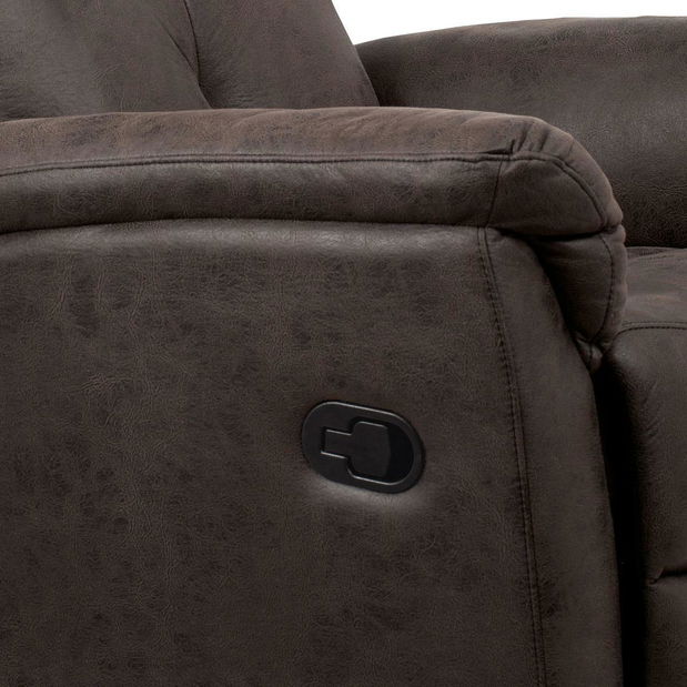 Polohovací křeslo Torturas (hnědá)