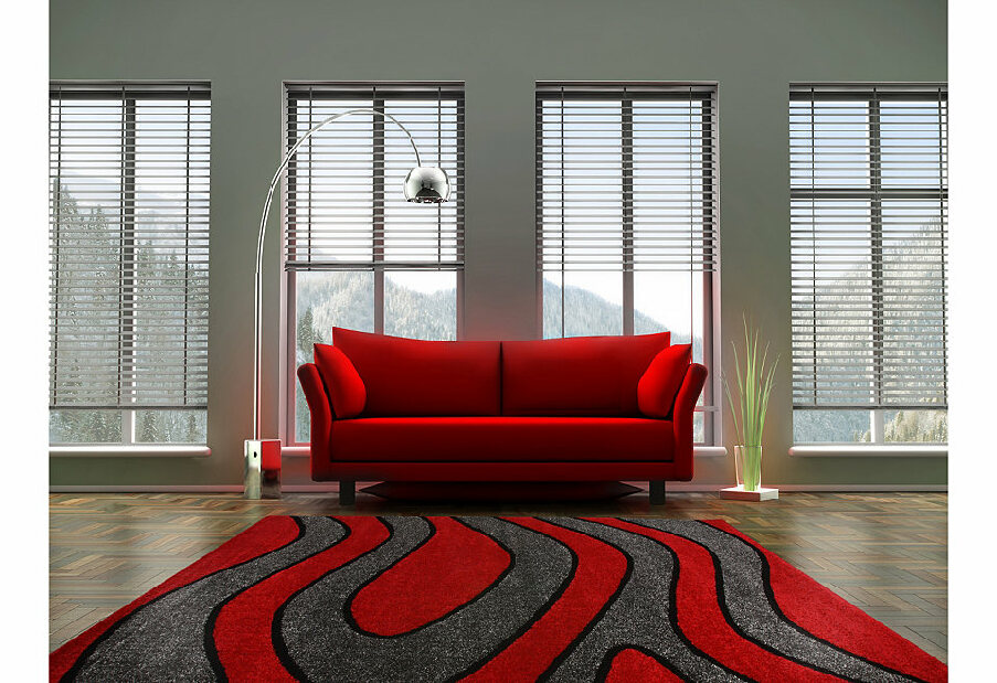 Kusový koberec Sensation Luxury 200 Red