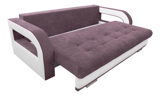 Pohovka Nyssa (růžová + bílá)