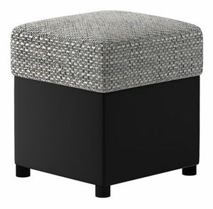 Taburet 35x35 cm Ron Typ 01 (šedá + černá)