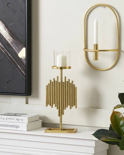 Svícen Nis 47 cm (zlatá)