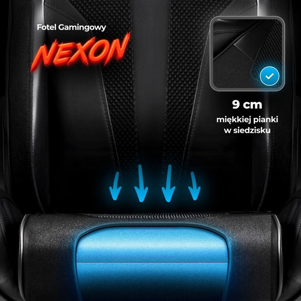 Herní křeslo Nutrida (černá + žlutá)