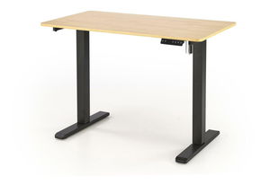 PC stolek Bush (dub zlatý + černá)