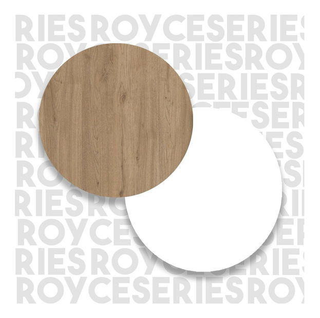 Komoda Rebutia 1 (dub + bílá)