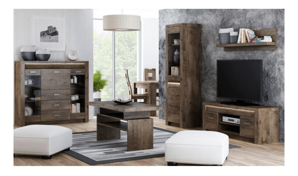 Šatní skříň Inneas 01 (jasan tmavý)